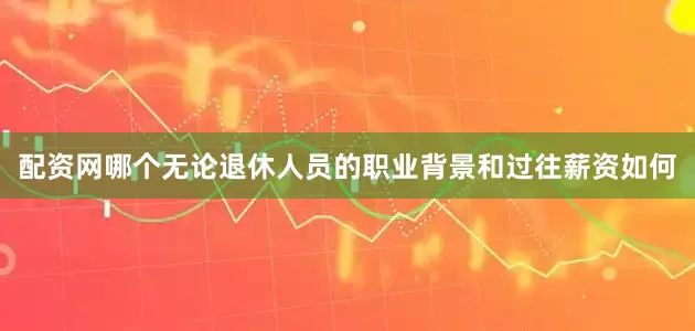 配资网哪个无论退休人员的职业背景和过往薪资如何